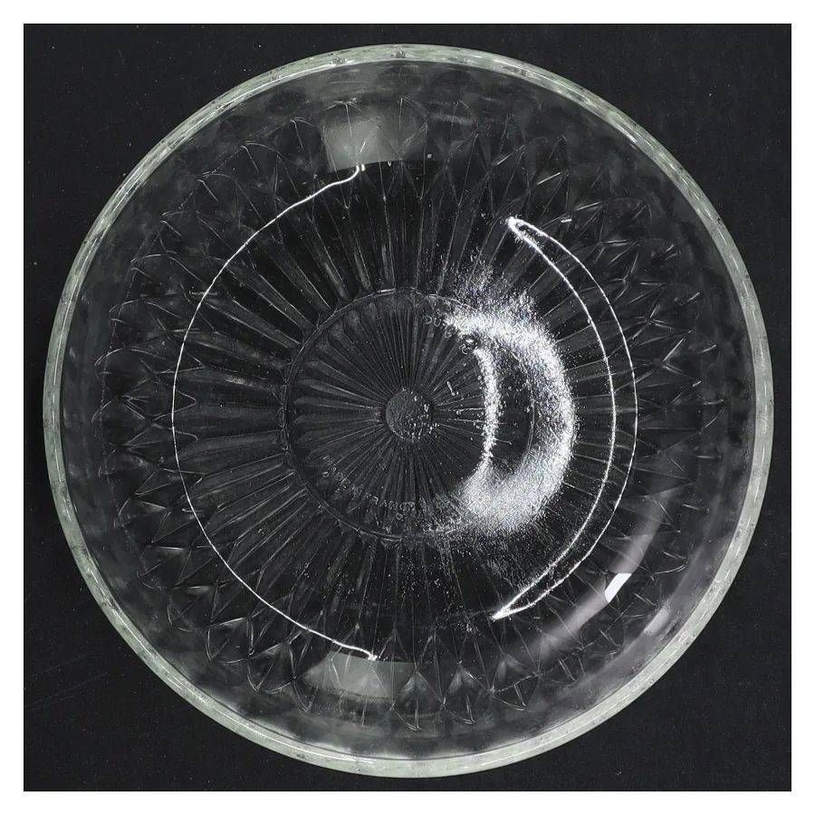 Glas assiet (str. 14,5 cm i diameter og 3 cm høj)