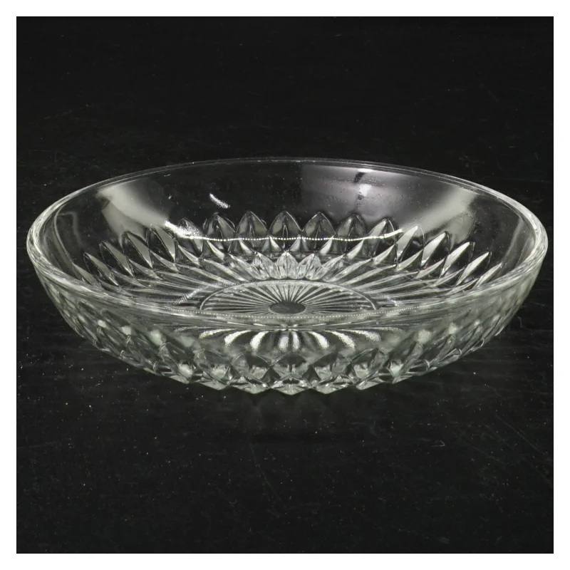 Glas assiet (str. 14,5 cm i diameter og 3 cm høj)