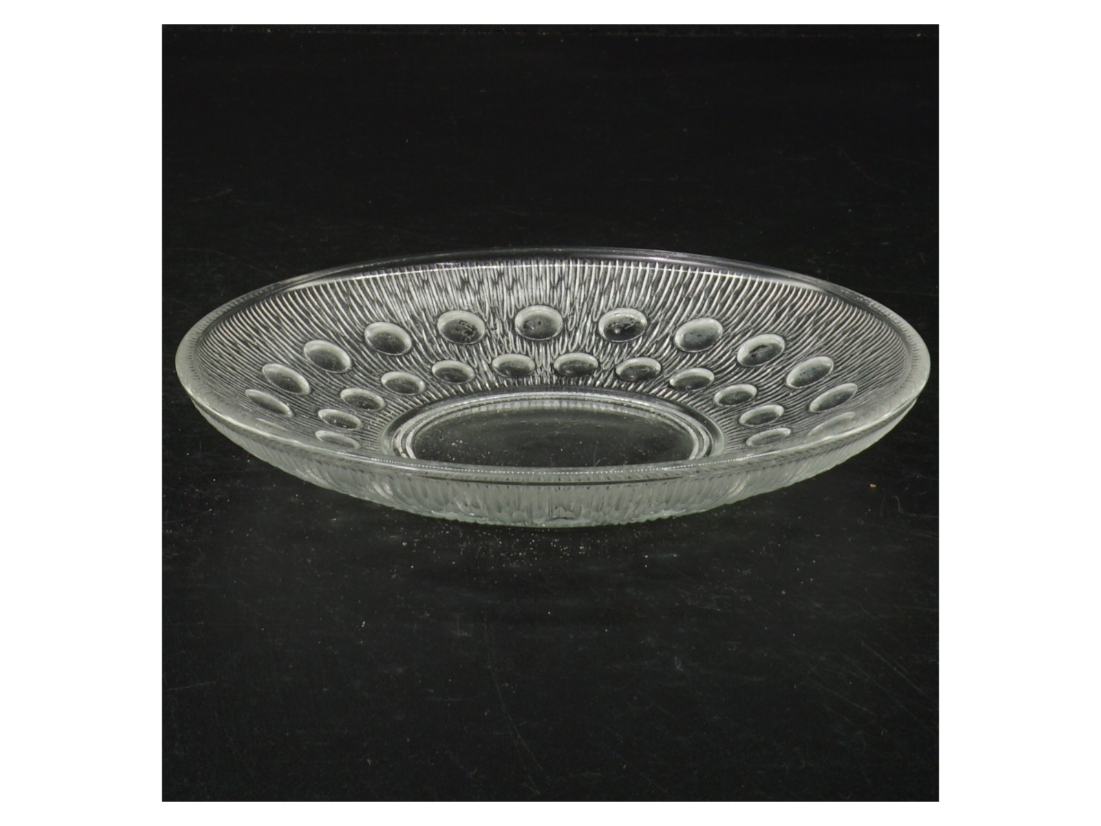 Glas tallerken (str. 15 cm i diameter)