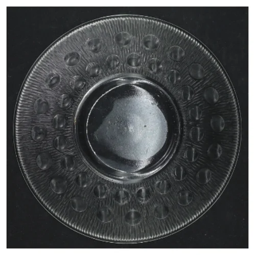 Glas tallerken (str. 15 cm i diameter)