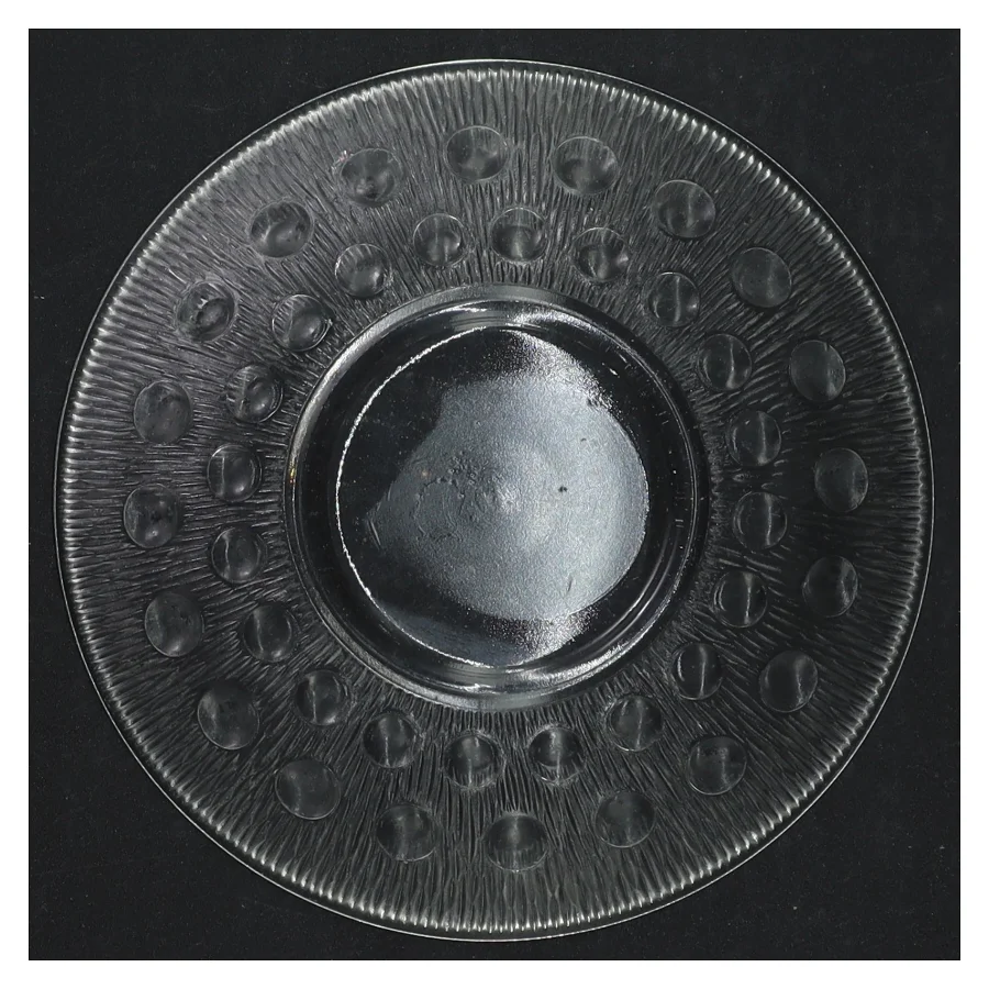 Glas tallerken (str. 15 cm i diameter)