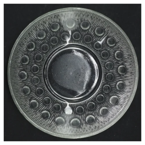 Glas tallerken (str. 15 cm i diameter)