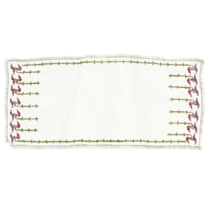 Bordløber med jule broderi (str. 43x20 cm)