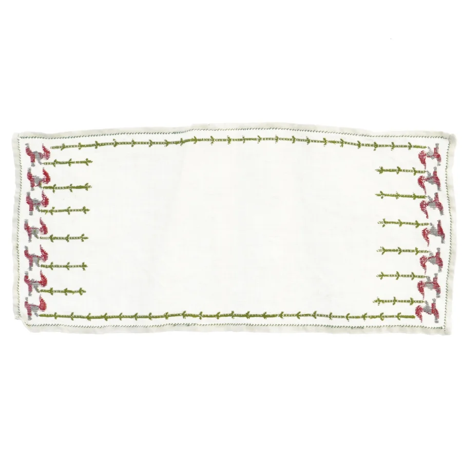 Bordløber med jule broderi (str. 43x20 cm)