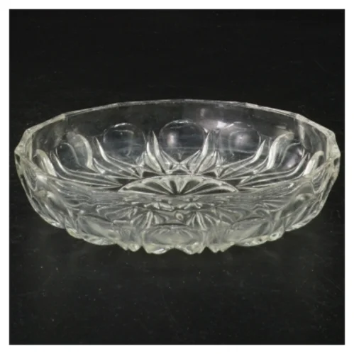 Glas assiet (str. 14 cm diameter og 3 cm høj)