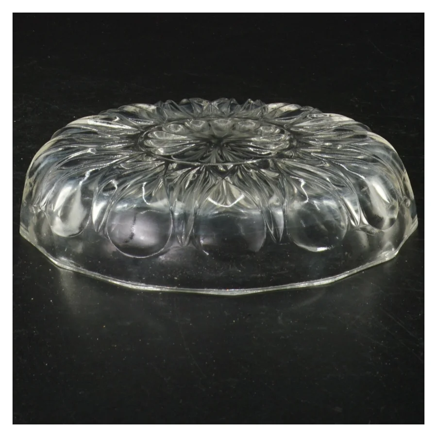 Glas assiet (str. 14 cm diameter og 3 cm høj)