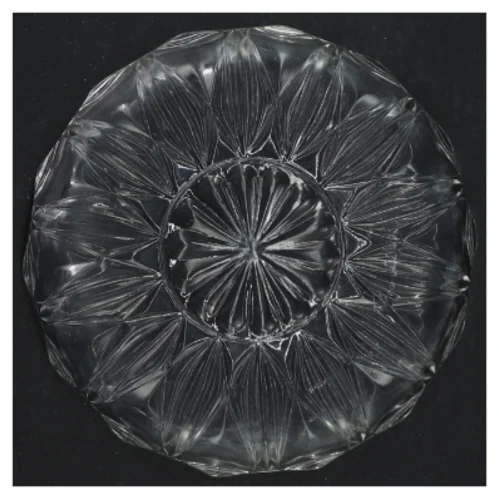 Glas assiet (str. 14 cm diameter og 3 cm høj)