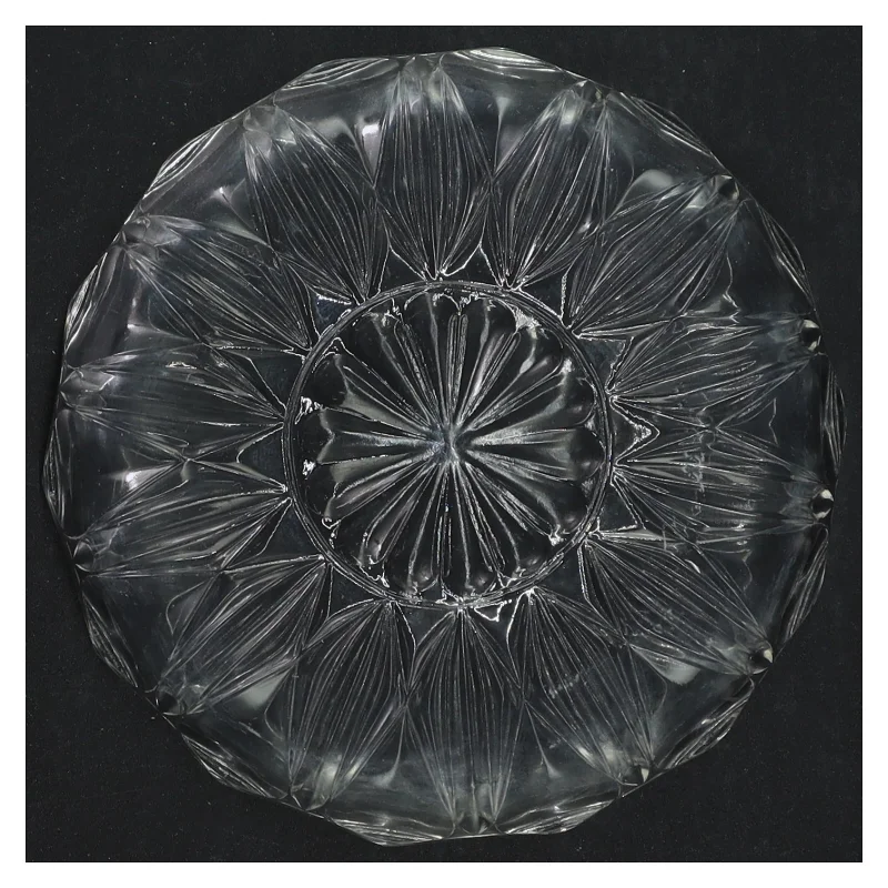 Glas assiet (str. 14 cm diameter og 3 cm høj)