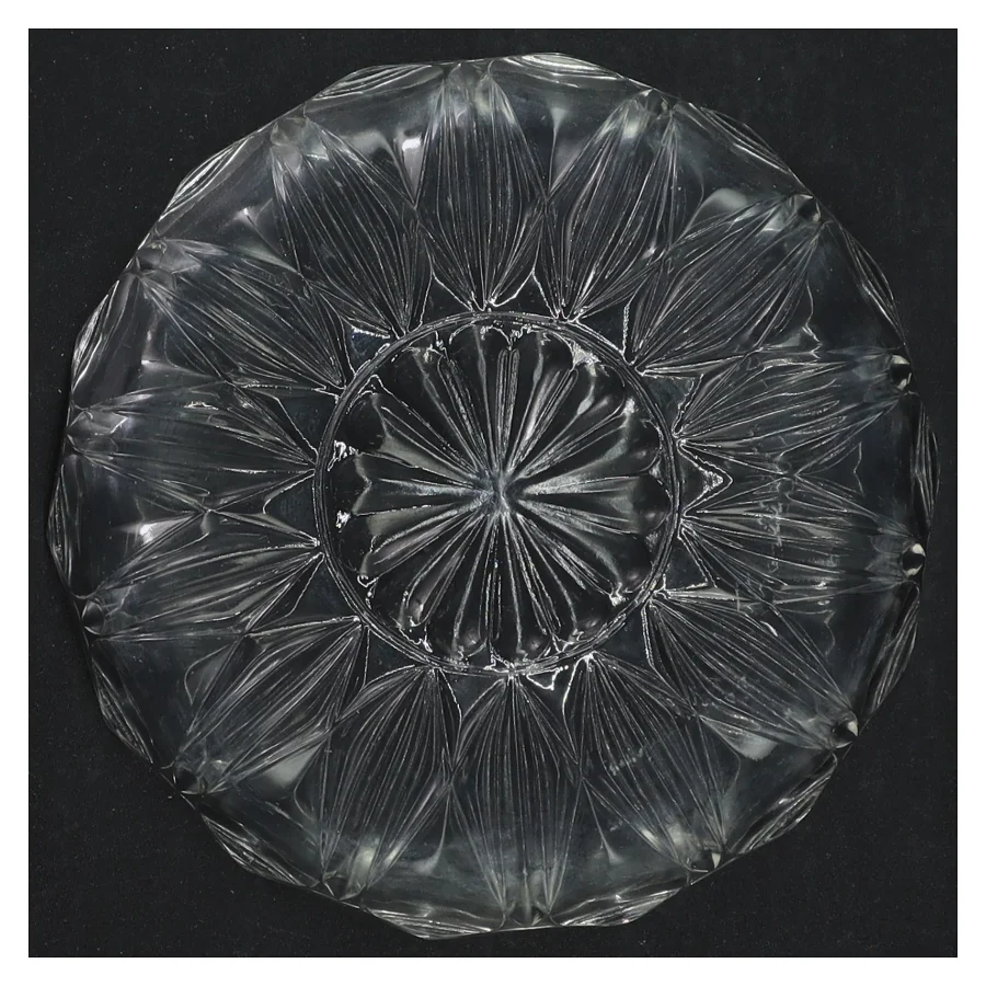 Glas assiet (str. 14 cm diameter og 3 cm høj)