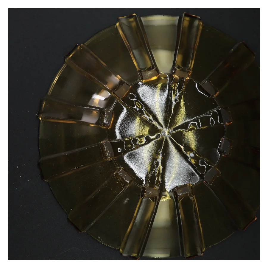 Glasfad i brunt (str. 25 cm)