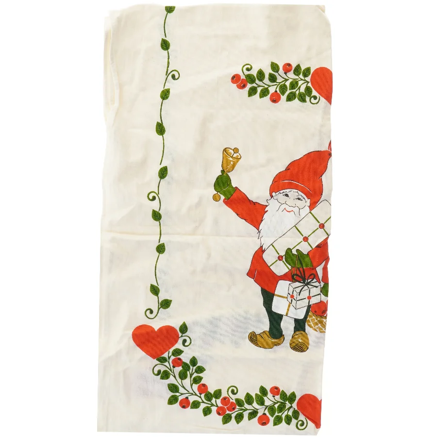 Juledug med julemand (str. 72x150 cm)