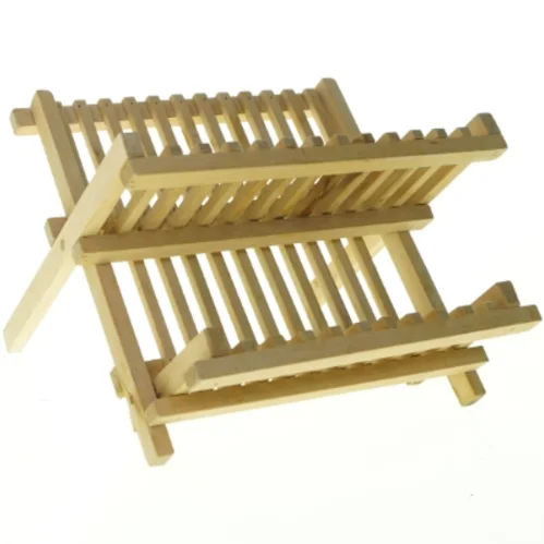 Lege Sammenklappelig træbakkeholder (str. 22 x 22 cm)