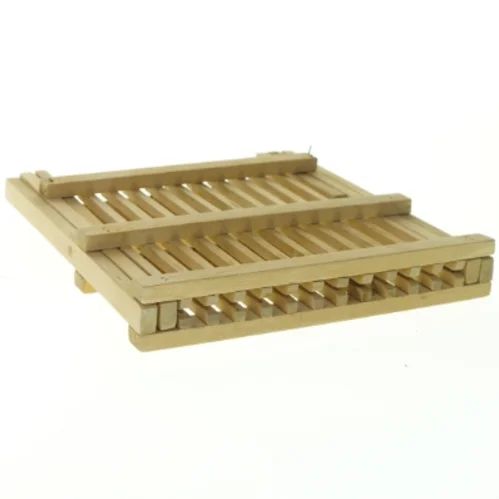 Lege Sammenklappelig træbakkeholder (str. 22 x 22 cm)