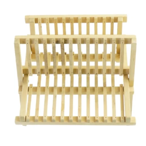 Lege Sammenklappelig træbakkeholder (str. 22 x 22 cm)