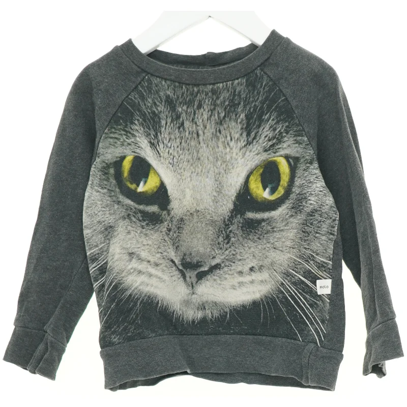 Sweatshirt med kattemotiv fra Molo (str. 98 cm)