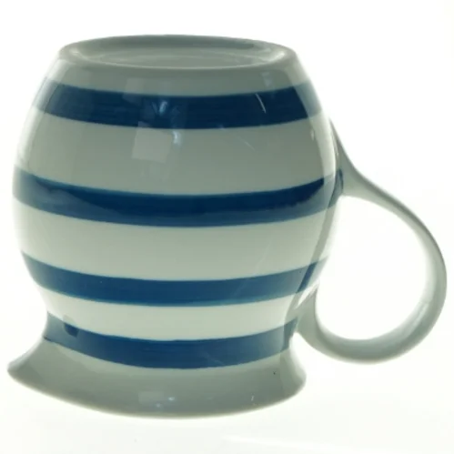 Stribet keramikkande (str. 13 x 12 cm)