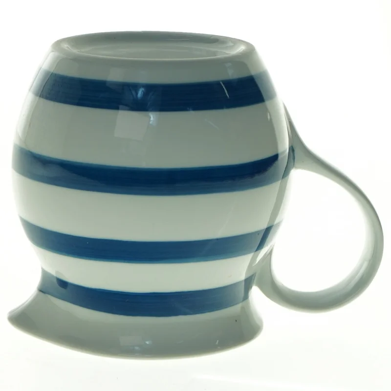 Stribet keramikkande (str. 13 x 12 cm)