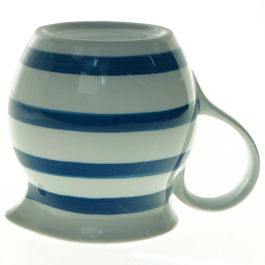 Stribet keramikkande (str. 13 x 12 cm)