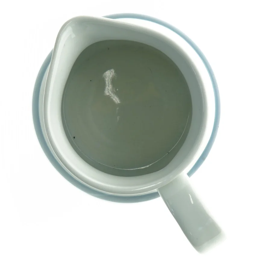 Stribet keramikkande (str. 13 x 12 cm)