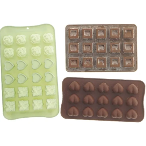 Silikone chokoladeforme (str. 23x14&20x10,5 cm)