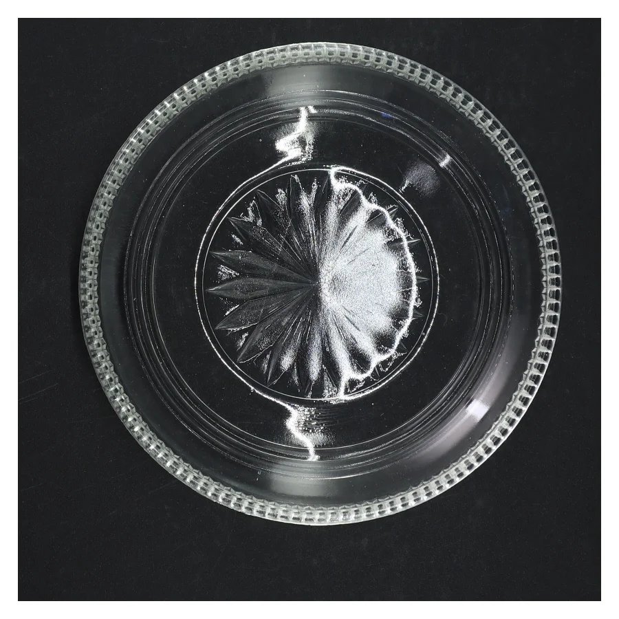 Glastallerken (str. 16 cm i diameter)