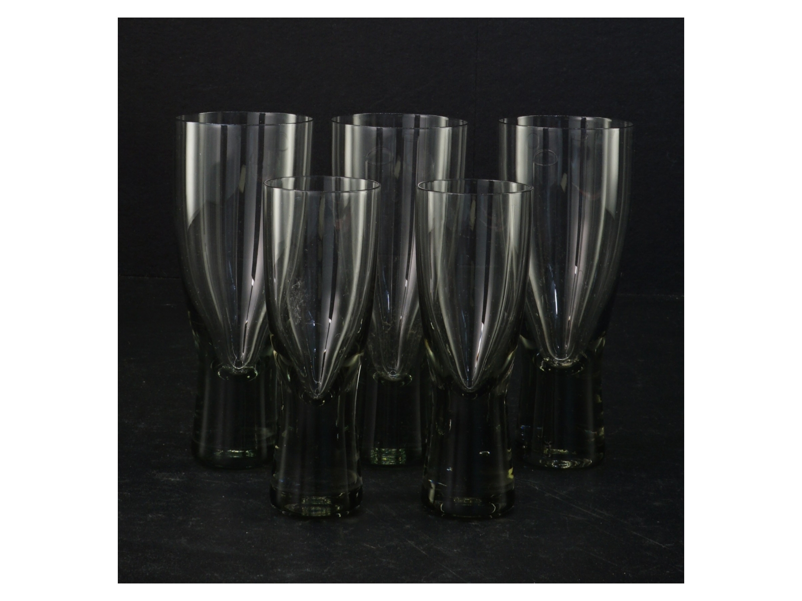 Holmegaard drikkeglas (str. 11,5 x 4,5 cm og 13,5 x 5,5 cm)