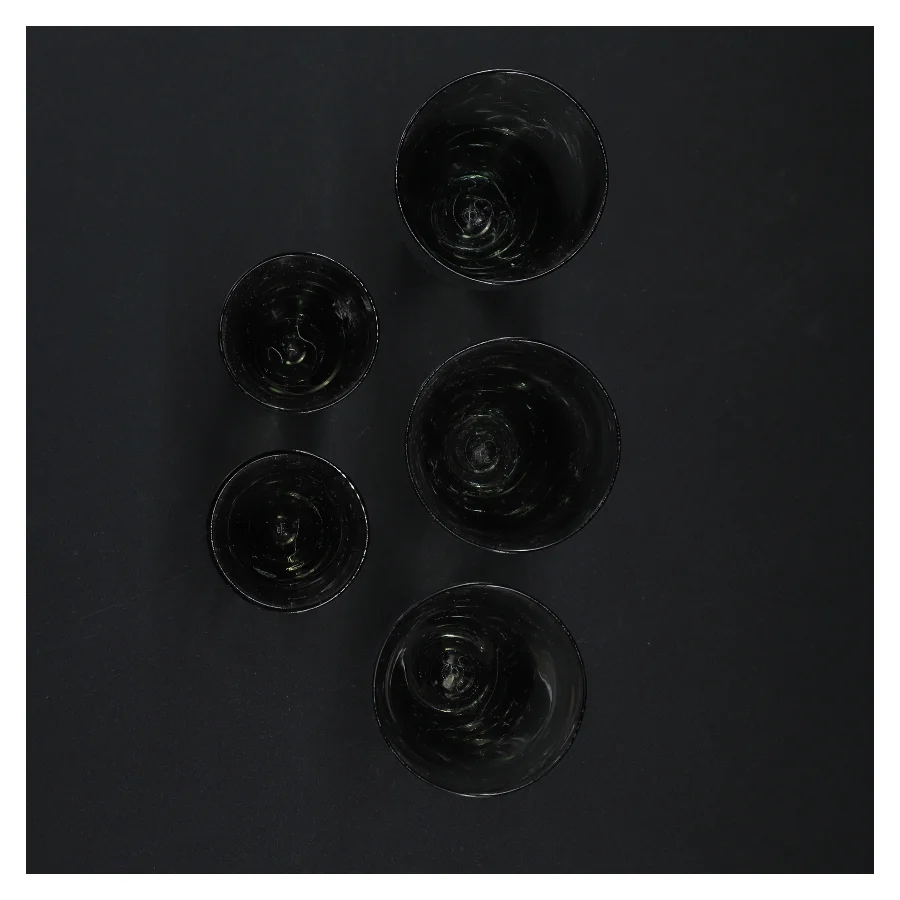 Holmegaard drikkeglas (str. 11,5 x 4,5 cm og 13,5 x 5,5 cm)