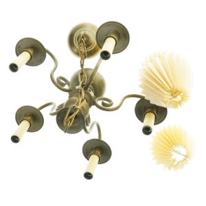 Antik lysekrone (str. 41 x 74 cm)