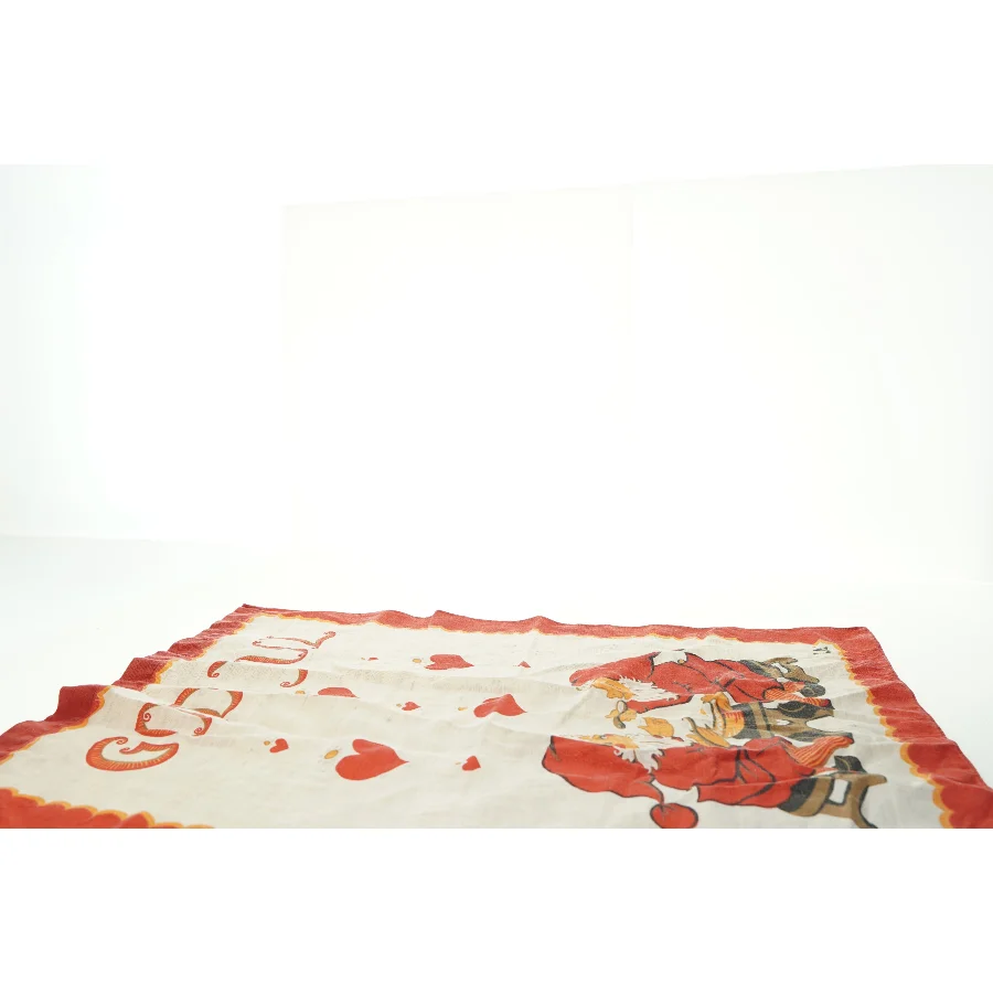Juledug med nisser (str. 53 x 75 cm)