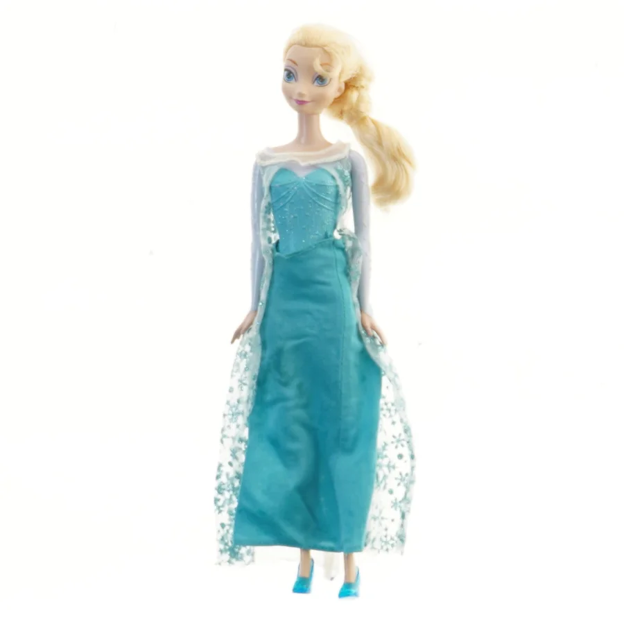 Dukke med blå kjole fra Disney (str. 30 cm)