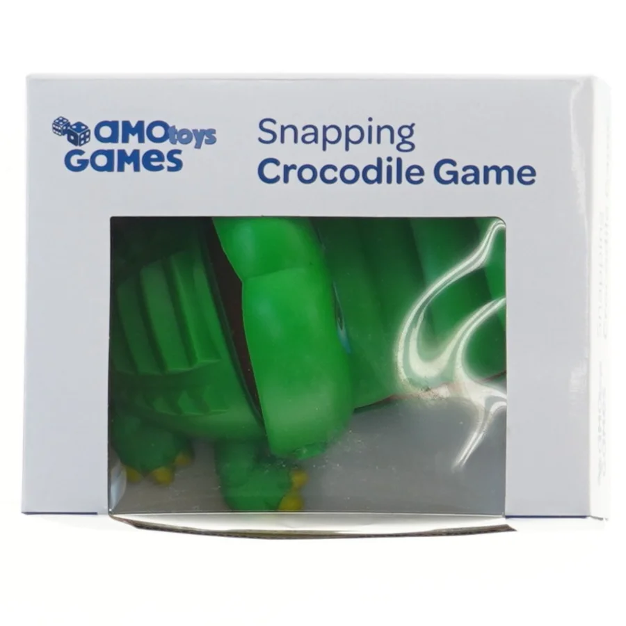 Krokodille snap spil fra Amo Toys (str. 16,5x12,5x9 cm)