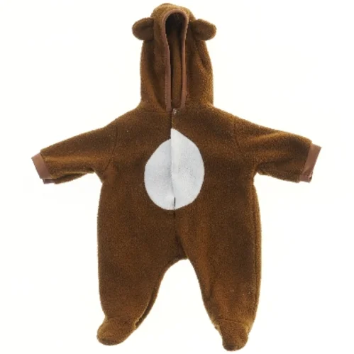 Bamse fleece heldragt (str.  bryst 25 cm, længde 36 cm)