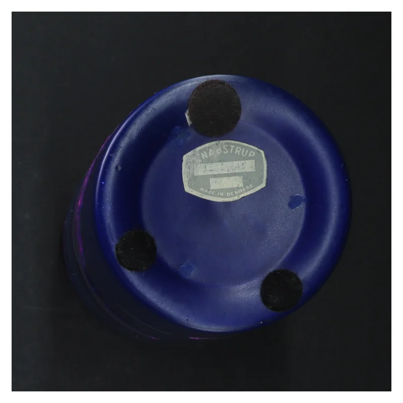 Blå keramikvase (str. 20 cm)