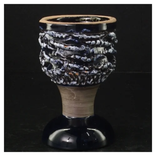 Keramik lysestage (str. 13 cm)