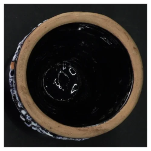 Keramik lysestage (str. 13 cm)