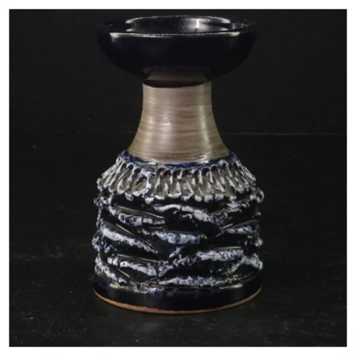 Keramik lysestage (str. 13 cm)