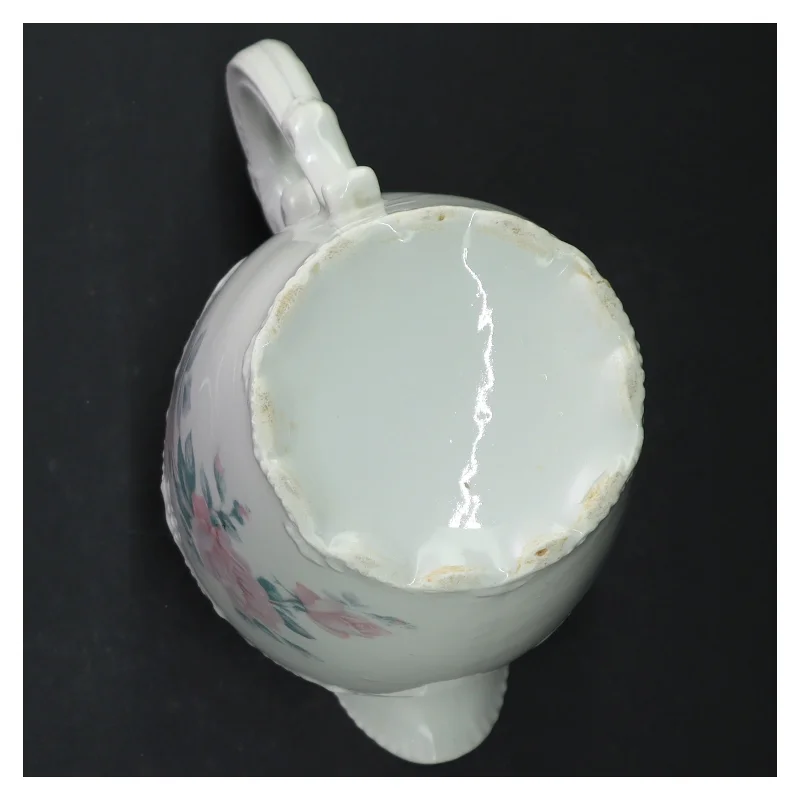 Porcelænskande med blomstermotiv