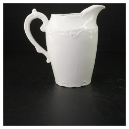 Porcelænskande med blomstermotiv