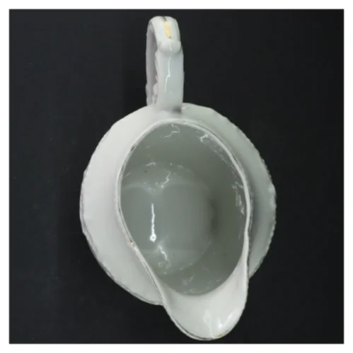 Porcelænskande med blomstermotiv