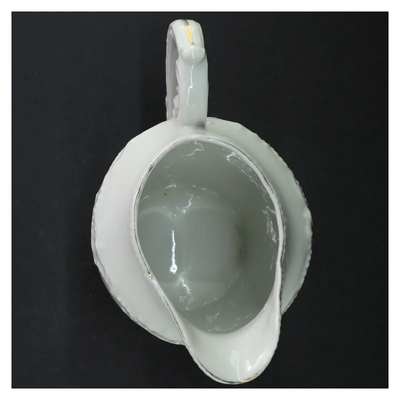 Porcelænskande med blomstermotiv