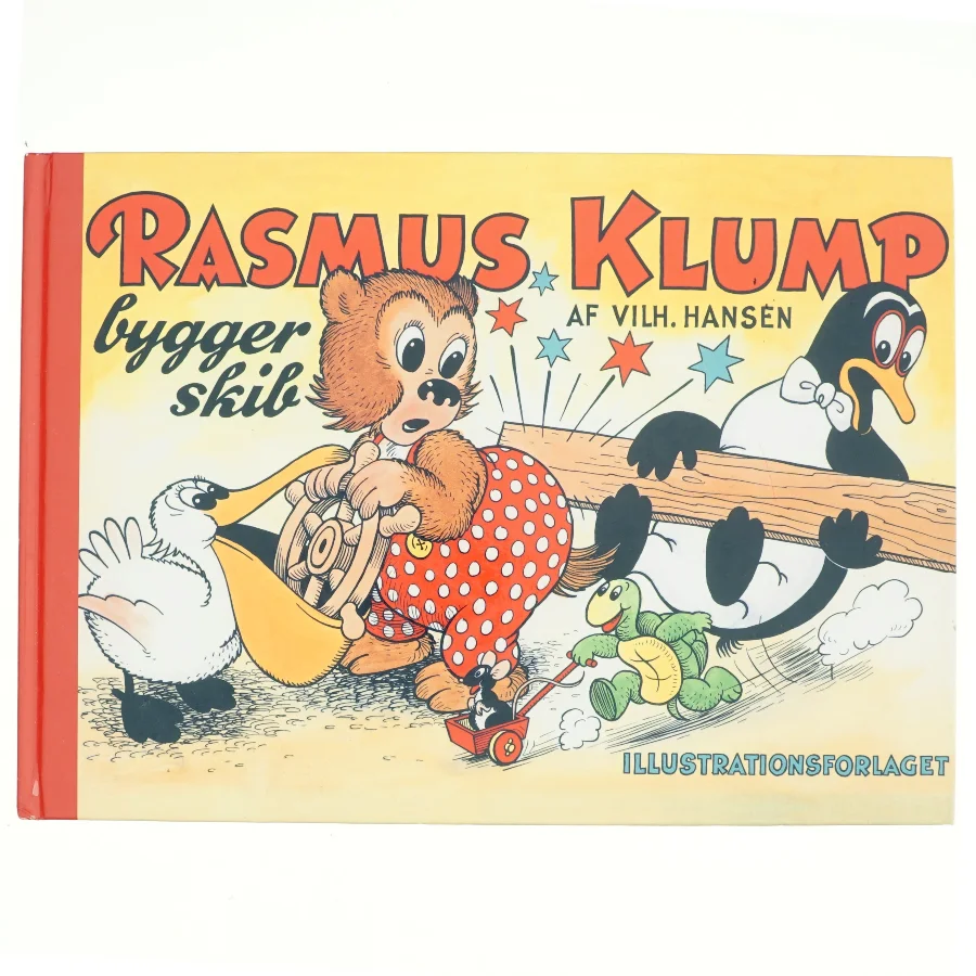 Rasmus Klump bygger skib af Vilh Hansen (Bog)