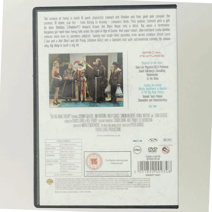 The Big Bang Theory sæson 2 DVD fra Warner Bros