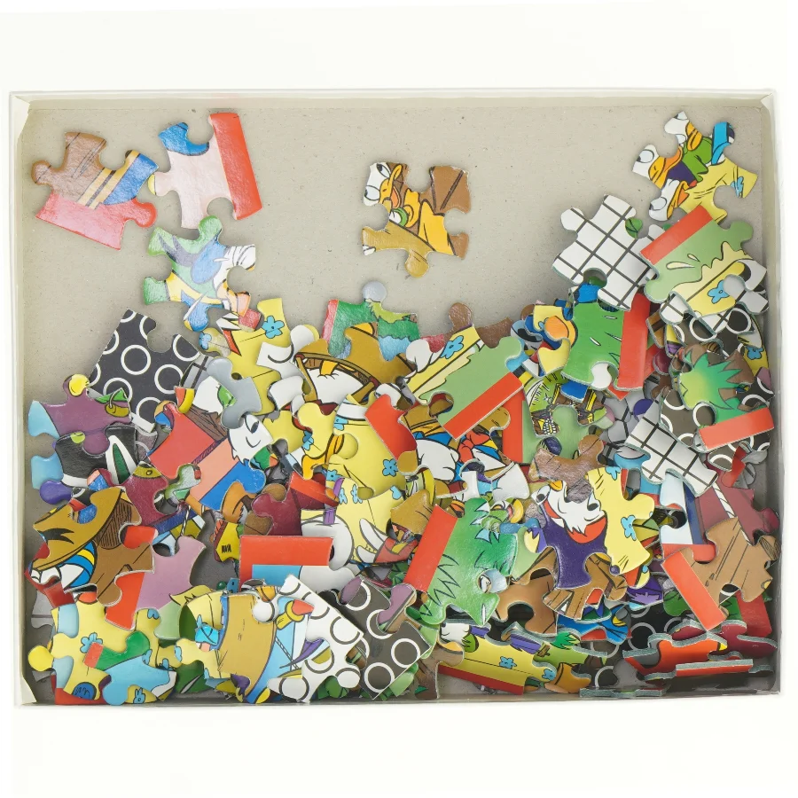 Puslespil, 3x50 fra Hasbro (str. 25 x 20 cm)