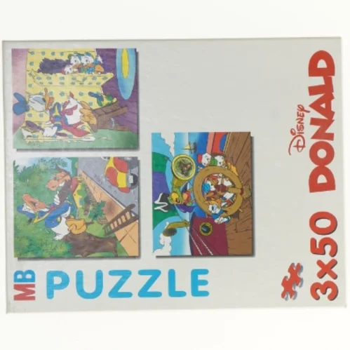 Puslespil, 3x50 fra Hasbro (str. 25 x 20 cm)