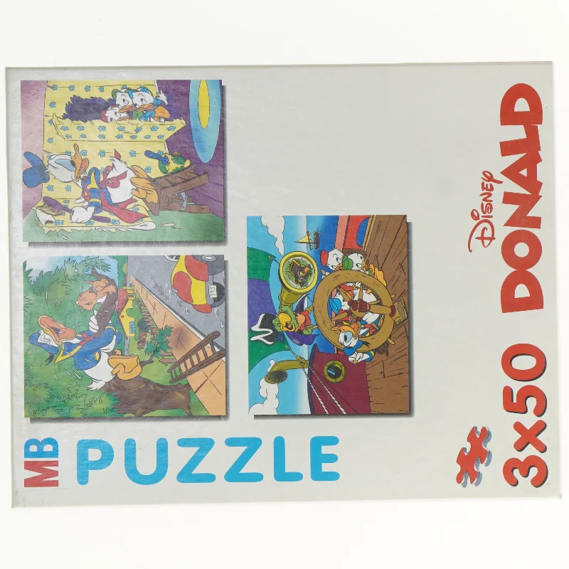 Puslespil, 3x50 fra Hasbro (str. 25 x 20 cm)