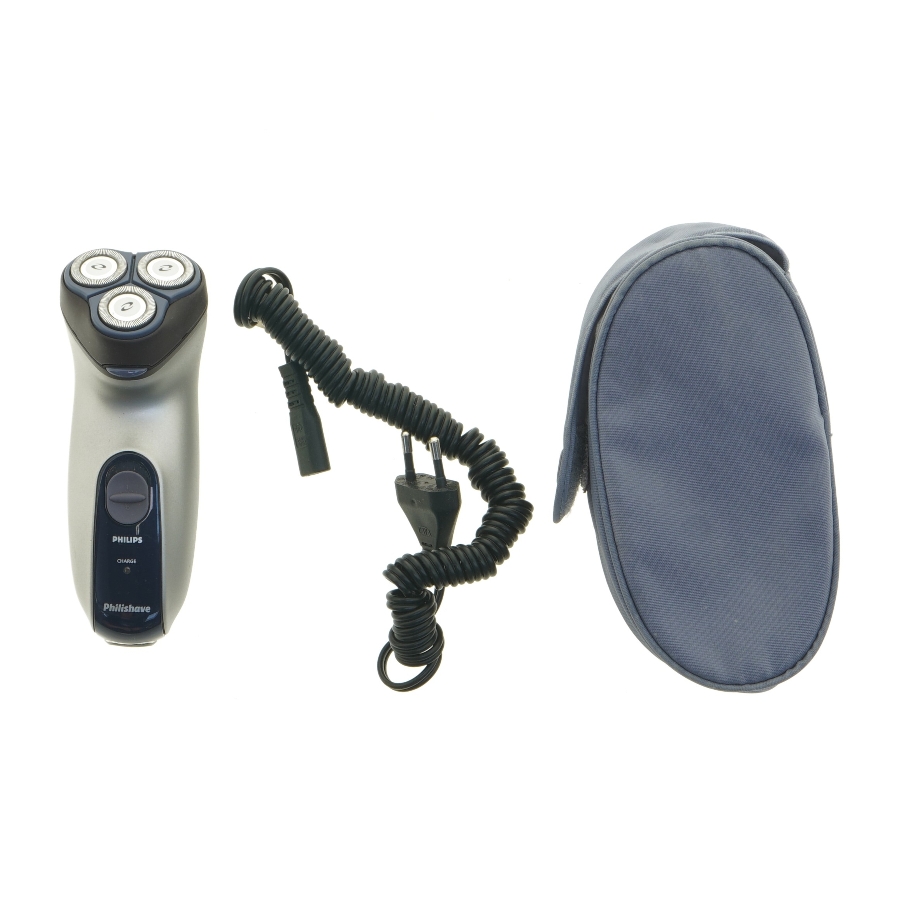 Elektrisk barbermaskine med etui fra Philips (str. 14,5 x 6 x 5 cm)