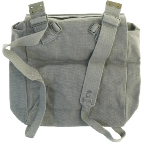 Taske i grå canvas (str. 33 x, 10 x 36 cm)