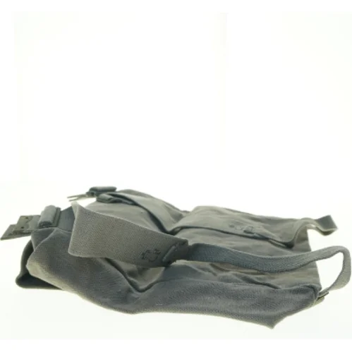 Taske i grå canvas (str. 33 x, 10 x 36 cm)