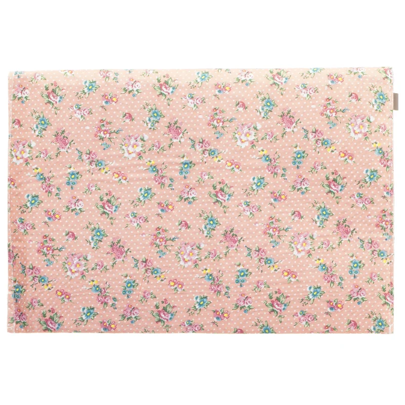 Blomstret konvolut-taske (str. 33,5x23 cm)