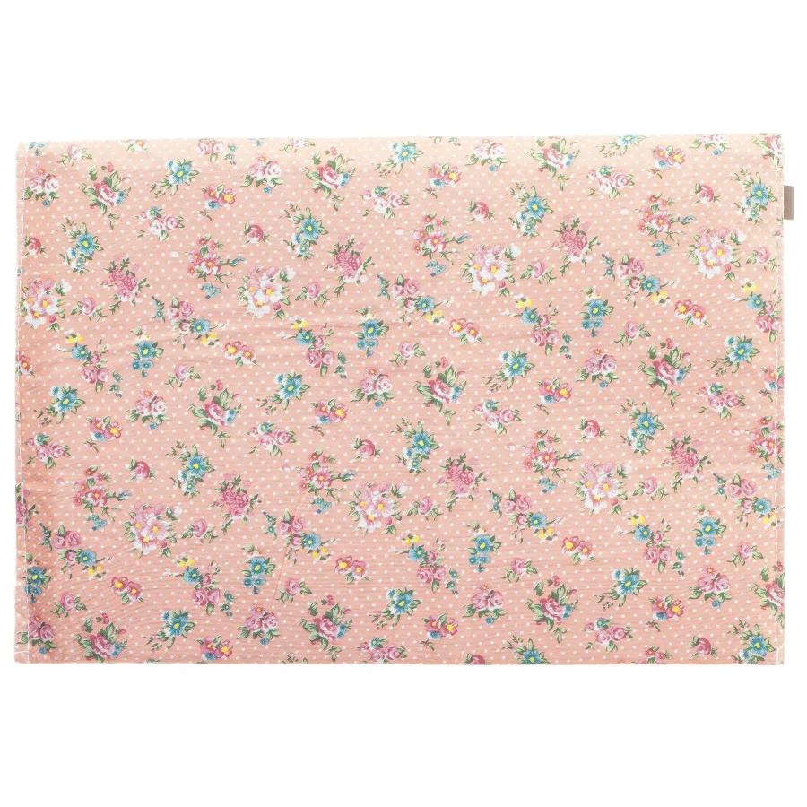 Blomstret konvolut-taske (str. 33,5x23 cm)